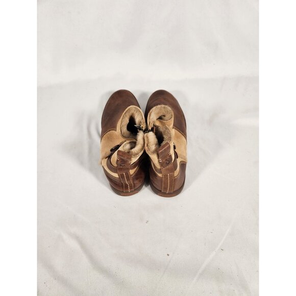 NWOB OluKai Womens Pehuea Hulu Boots Brown Wool Shearling Lined US/8 - Picture 3 of 11